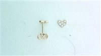 Ohrringe Sommer Dame I Love You in Gelbgold Zirconia CUORI G ZIRC PI UZ/Z 2 - CUORI G ZIRC PI UZ/Z 2